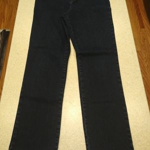 Gloria Vanderbilt Amanda Size 8 Dark Blue Stretch Jeans
